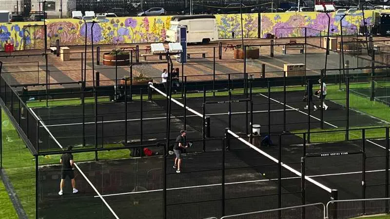 Pickle Padel Court Installation - Earls Court - Sorcha Sports